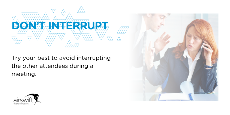 Don’t interrupt