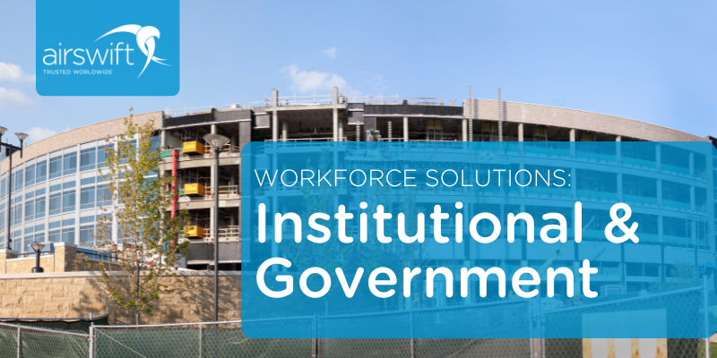 Institutional & Government WORKFORCE SOLUTIONS Feature Image 